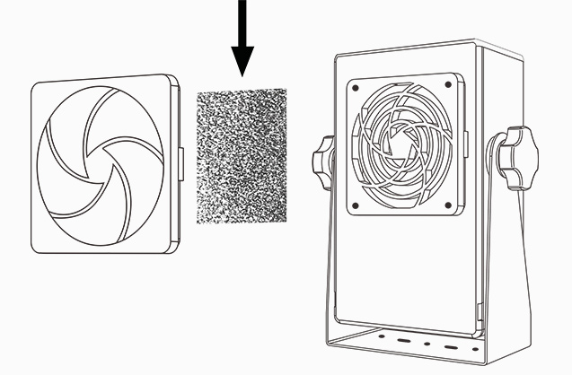 Filter cleaning hood