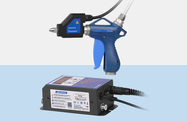 'Gas-electric' design Synchronised control of high voltage and air output