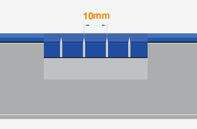Ultra-dense discharge needle, forming a denser ion