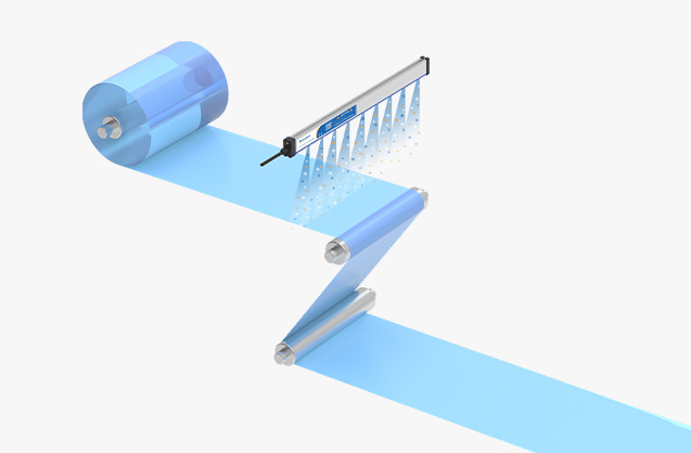 Static elimination during film winding
