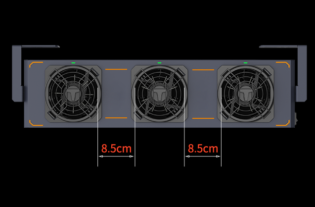 Wide Coverage - Ultra-narrow duct spacing