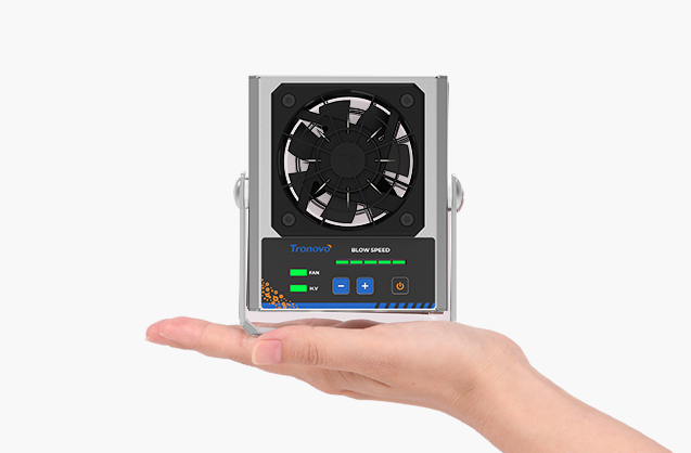 Small ionizing blower