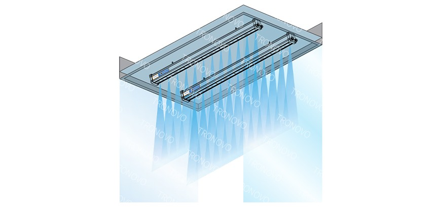 Cleanroom space de-static solution