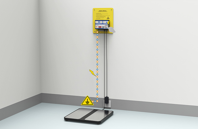 Automatically discharges static electricity from the human body